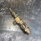Antique Brass Drip Oiler Sight Glass Hit Miss Steam Engine 1/4”