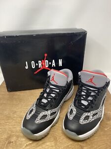 Nike Air Jordan 11 Low Retro IE Men's Size 8 Black Cement 2020 919712-006