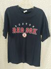 Vintage Boston Red Sox T Shirt Men's Medium Navy Blue Lee Sport