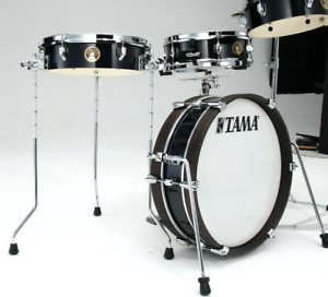 TAMA Club-JAM 4-Piece Pancake Drum Kit, Hairline Black - In Stock!