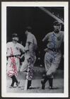 Red Ruffing, Keller, & Joe D.  autographed Yankees 3 1/2 x 5 glossy photo Joe D?