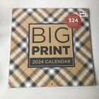 TF PUBLISHING 2024 Big Print Wall Calendar | Large Grids for Appointments