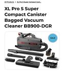 NEW ORECK COMMERCIAL XL Pro 5 Super Compact Canister Bagged Vacuum Cleaner