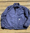 Carhartt FR Full Swing Blue Jacket Work Coat Mens 2XL 102692-410 Quilt Lined