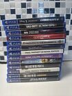 LOT OF 13 PS4 GAMES SONY PLAYSTATION TESTED & WORKING W/ CASES & SOME MANUALS