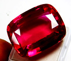 Natural 111.90 Ct Mozambique Pink Ruby Cushion Cut Loose Gemstone Certified !