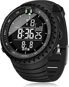 Men's Military Tactical LED Digital Sports Watch Backlight Wristwatch Waterproof