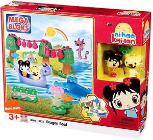 Ni Hao Kai Lan Dragon Boat from Mega Bloks  ~ 30 Piece Set ~ NEW IN BOX