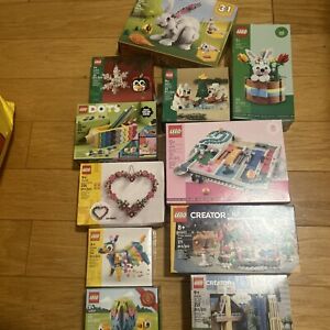 Huge LEGO GWP Holiday Lot NIB Easter Christmas Postcard Dots Creator + READ