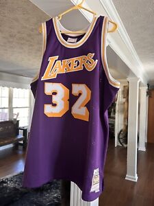 Mitchell And Ness Magic Johnson Jersey Men 3XL Los Angeles Lakers-Like New