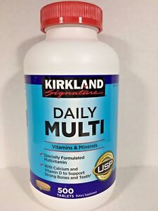 Kirkland Signature Daily Multi, 500 Tablets