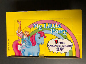 Vintage 1986 My Little Pony Diamond StickerPacks100 Count Box App 700 Stickers🙂