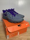 NIKE MENS Size 12 FREE TRAINER GRAY PURPLE RUNNING SHOES 579809-401