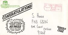 REAL 1972 Postmarked Marvel GENUINE NO PRIZE envelope SEALED NYC HULK NY Oregon