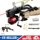 Laser Archery Fishing Hunting Pro Slingshot Catapult Shooting Bow fishing Kit US