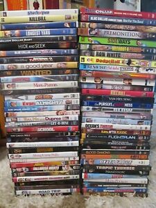 Huge lot of 67 DVD Adult Comedy, Action +++ Movies ~~All EXCELLENT~~ GOOD TITLES