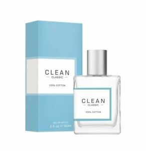Clean Fragrance Classic Cool Cotton 2.0 oz EDP spray womens perfume 60ml NIB