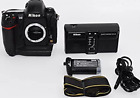 Nikon Digital SLR Camera D3 Black 12.1 MP ｗ/Battery, Charger, Strap From Japan