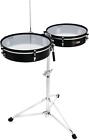 Pearl Travel Timbales - 14- and 15-inch - With Stand