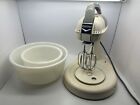 Vintage Dormeyer Mixwell 10 Speed White Metal Stand Electric Mixer Model 5100