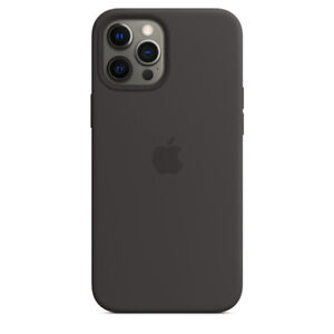 MHLG3ZA/A Genuine Apple iPhone 12 Pro Max Silicone Case Black