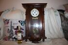 ANTIQUE ‘WALL CLOCK ' chimming working good