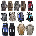 40L-130L Tactical Army Outdoor Hiking Backpack Camping Rucksack Trekking Bag