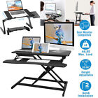 Adjustable Home Office Sofa Bed Tray Desk Converter Computer Stand Up Desk Riser