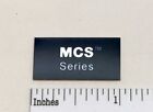 MCS Turntable Badge Logo For Dust Cover Metal Custom Made