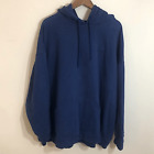 Reebok blue casual athletic hoodie sweatshirt kangaroo pocket drawstring SZ 5X