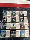 Post Cereal 1962 Football Lot Of (12) Different Francis Tarkenton Lenny Moore…