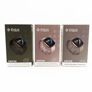 Fitbit Sense  Advanced Health Smartwatch Stainless Steel Case Sealed L&S
