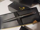 Cross ATX Rollerball Pen MATTE BLACK AND CHROME $150 New Wedding Groom Gift