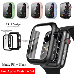 For Apple Watch Series 6 5 4 3 2 SE Screen Protector Case Full Cover 40/42/44mm