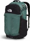 THE NORTH FACE MENS 31L SURGE BACKPACK SAGE GREEN / TNF BLACK