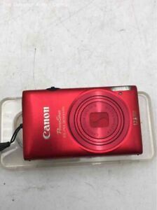 Canon Powershot ELPH 300 HS Red 5x Built-in Flash Compact Digital Camera
