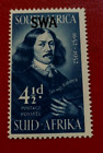 South Africa: 1952 Founding the First Settlement on the Cape. Collectible Stamp.