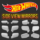1/64 Scale SIDE VIEW MIRROR Set for Diecast Cars for Custom Hot Wheels