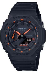 Casio - G-Shock GA-2100-1A4ER, G-Shock RESIN BLACK digital quartz Watch