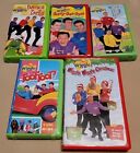 The Wiggles VHS LOT Of 5: Christmas, Dance Party, Hoop-Dee-Doo, Play Time, Toot