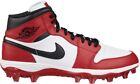 Jordan 1 Mid TD Chicago Size 9 DS lost and found football cleats IN HAND FJ6805