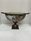 New ListingFrench Sevres Porcelain Bronze Centerpiece Bowl Signed Marin 19th Century!!