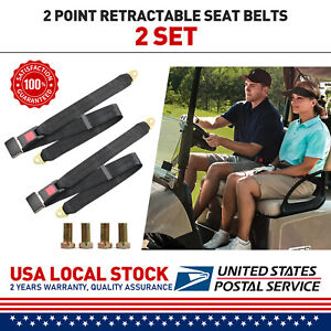 2 point Seat Saftey Belt Harness Kit Go Kart UTV Buggie Single Double ATV