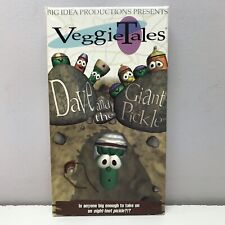 VeggieTales Dave The Giant Pickle VHS Video Tape Christian GOD Self-Esteem RARE!