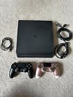New ListingSony PlayStation 4 Slim 500gb Console Black With 2 Controllers CUH-2015A