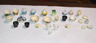 Vintage Lot of Miniature Ceramic Dollhouse Dishes Vases Decor Parts and pieces