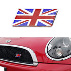 Red/Blue Union Jack Flag Emblem Badge Fit Car Front Grille For MINI, Jaguar, etc (For: 2016 Jaguar XJ)