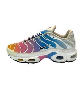 Nike Tn Air Max Plus Womens Size 9.5 Multi Color White Pink 605112-115