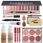 12-Color Pro Makeup Kit for Women - Eyeshadow, Foundation, Lipstick, Blush, B...