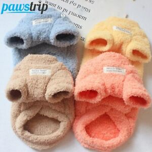 Fleece Dog Clothes Winter Warm Pet Vest Soft Puppy Coat Jacket for Small Dogs